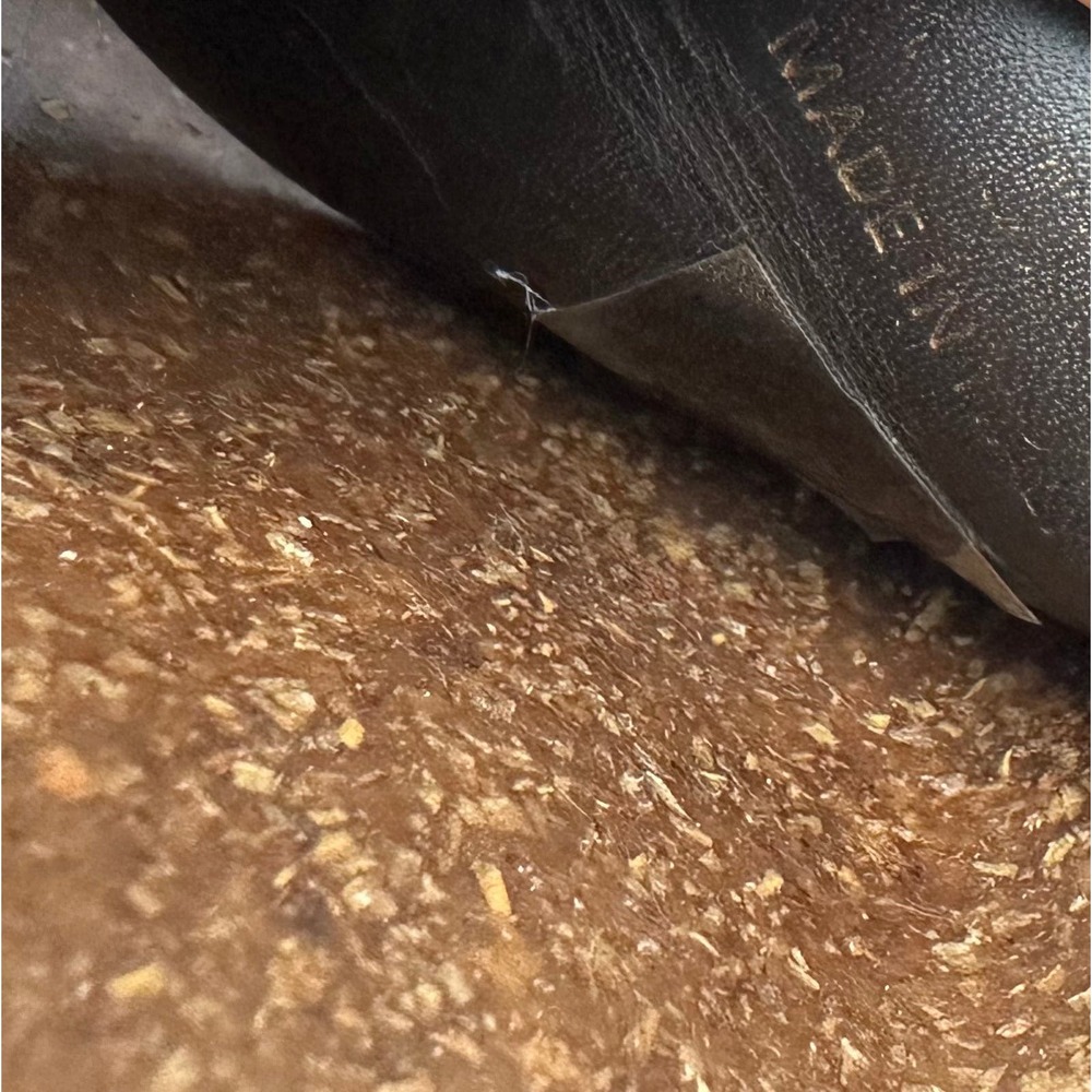 Saint Laurent Beige Slide Sandals - Picture 5 of 5